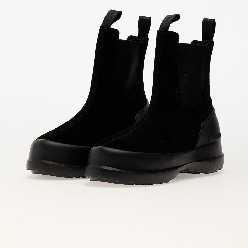 Moon Boot Luna Chelsea Suede Black
