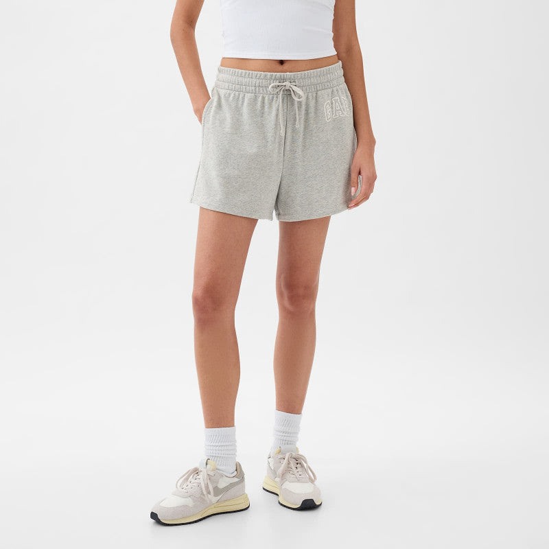 GAP Logo Shorts Light Heather Grey B08