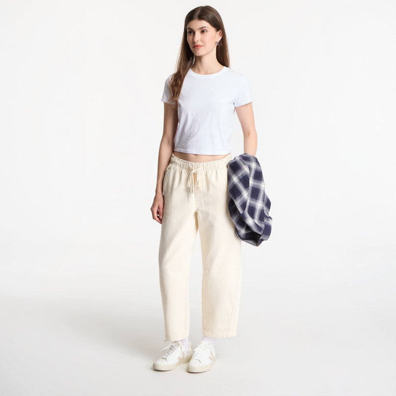 GAP V-Pull On Barrel White Cream