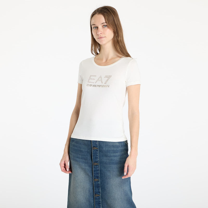 EA7 Emporio Armani Train Evolution Wmns Tee Ss Big Star White
