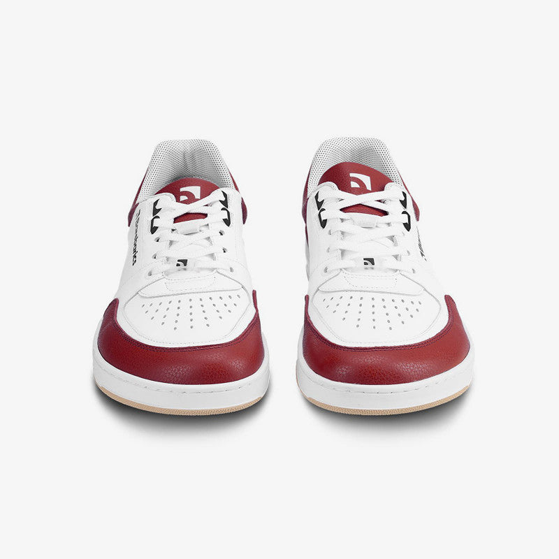 Barebarics Wave White & Crimson Red