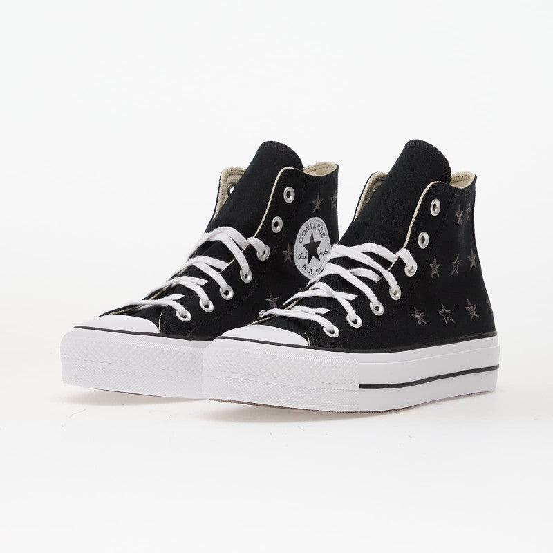 Converse Chuck Taylor All Star Lift Platform Celestial Hi Black/ Natural Ivory/ White