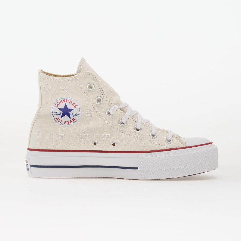 Converse Chuck Taylor All Star Lift Platform Celestial Hi Vintage White/ Red/ Navy