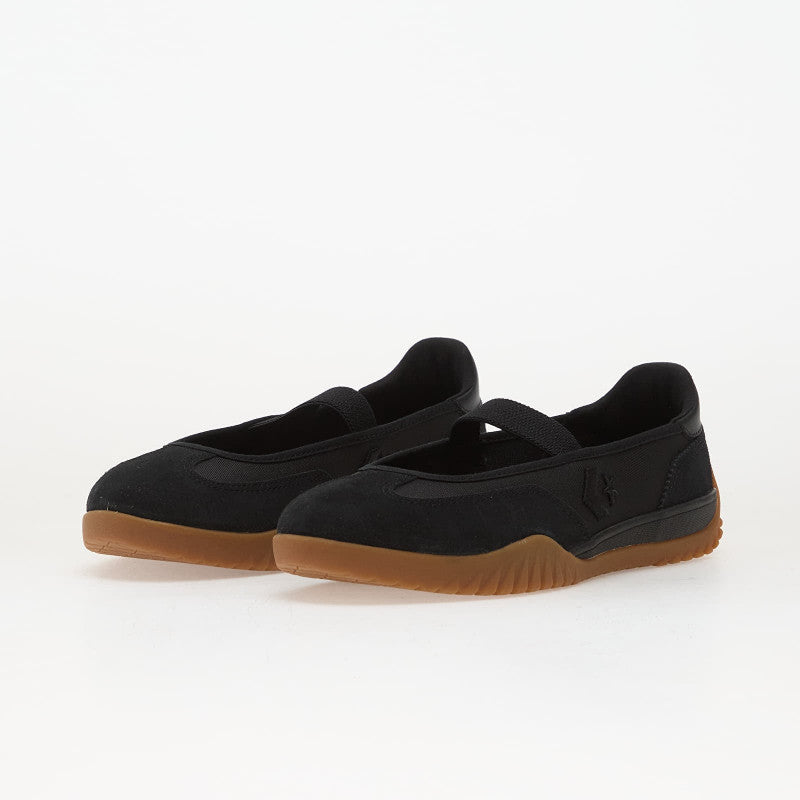 Converse Run Star Trainer Ballet Flat Black/ Black/ Gum