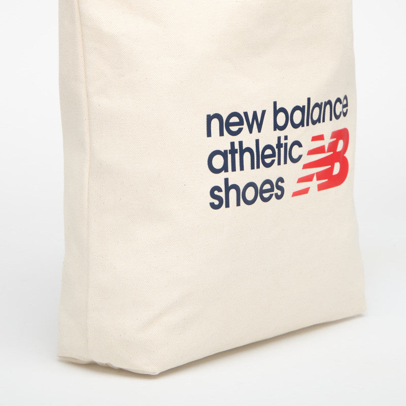 New Balance NB Athletics Graphic Tote Sea Salt/ Nb Navy/ Te Red