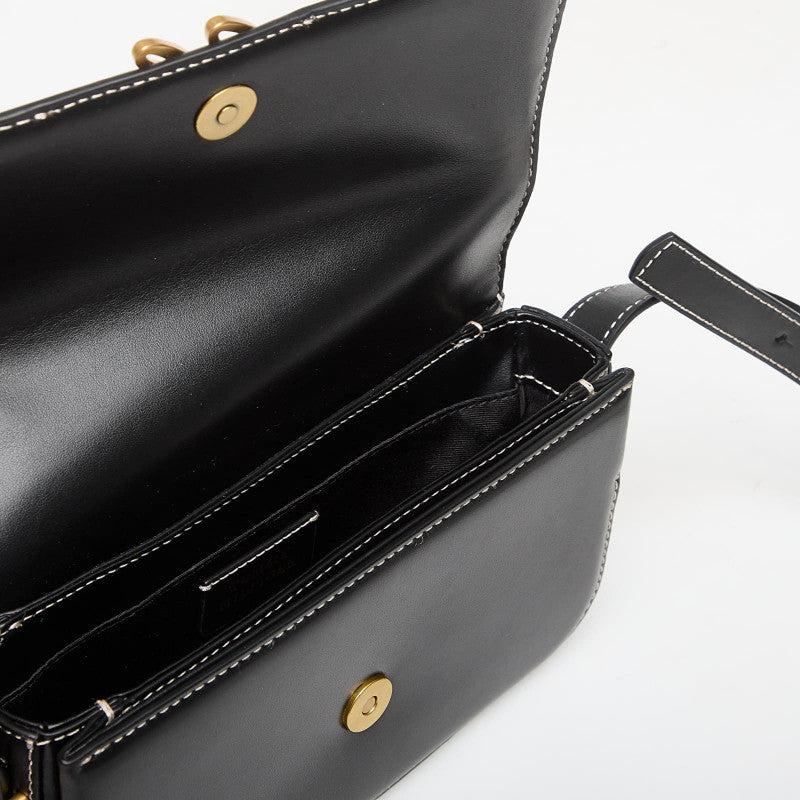 Tommy Hilfiger Script Flap Crossover Black