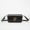 Tommy Hilfiger Script Flap Crossover Black