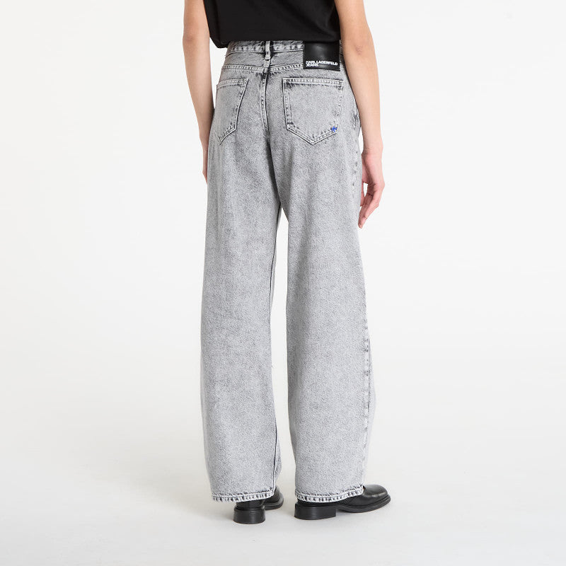 Jeansy Karl Lagerfeld Jeans Mr Relaxed Denim Acid Light Grey