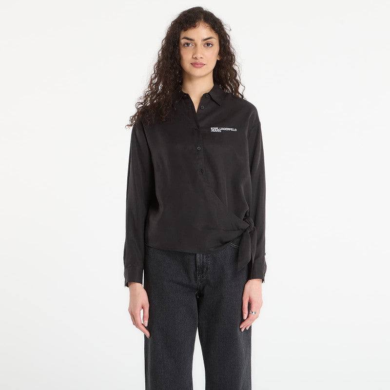 Koszula Karl Lagerfeld Jeans Tied Blouse Black