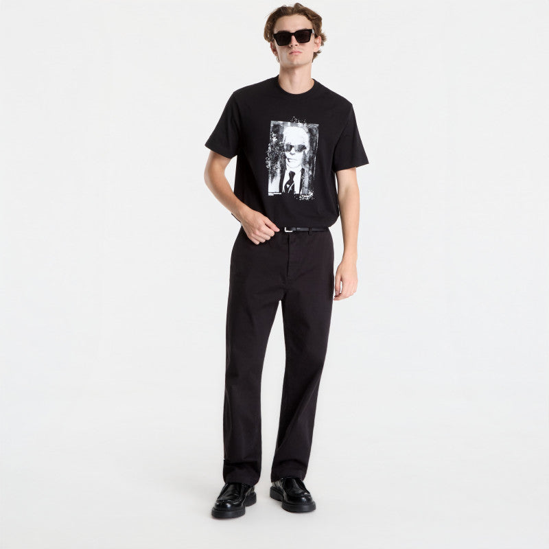 Karl Lagerfeld Jeans Reg Karl Kameo Tee Black