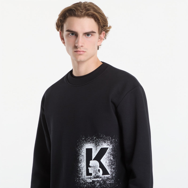 Karl Lagerfeld Jeans Reg K Logo Sweat Black