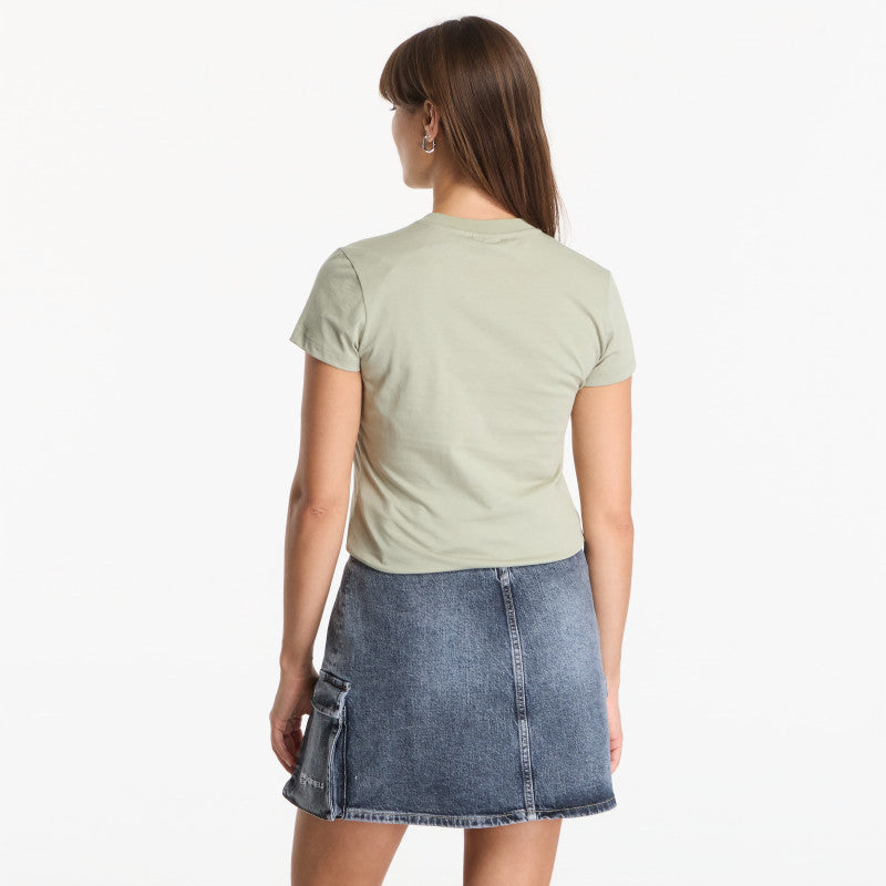 Karl Lagerfeld Jeans Slim Outline Logo Tee Tea