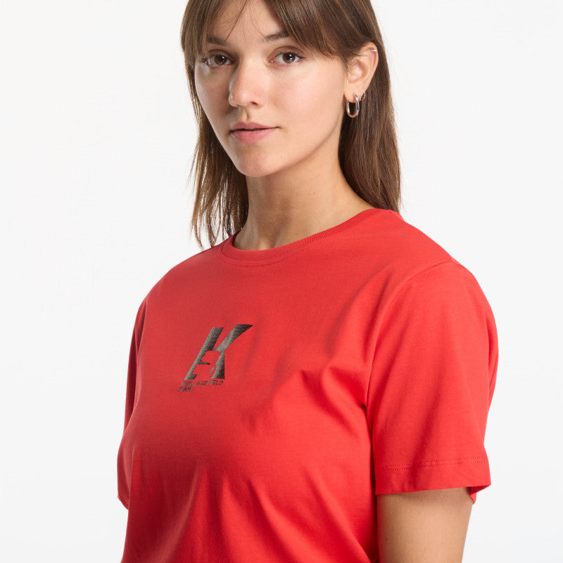 Karl Lagerfeld Jeans Reg K Logo Tee Iridescent