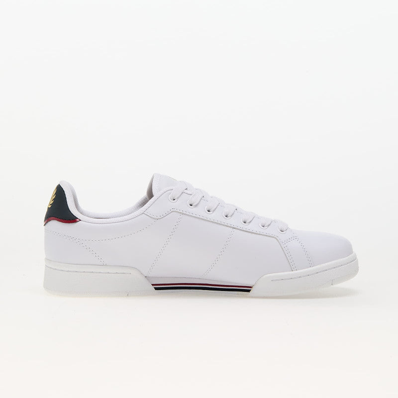 FRED PERRY B722 Leather White/ Navy