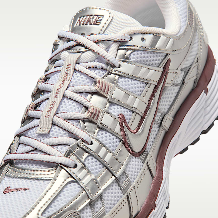 Nike Wmns P-6000 White/ Tattoo-Metallic Silver-Black