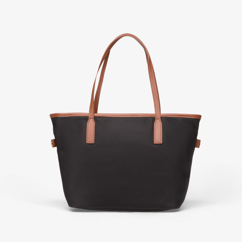 MC2 Saint Barth City Bag Mid Nylon Black/ Brown