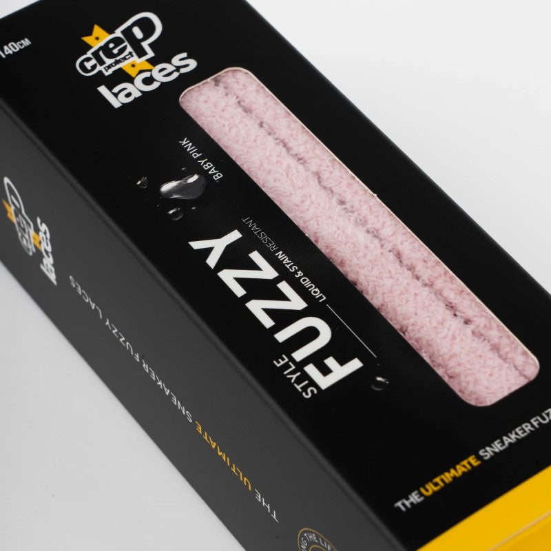 Crep Laces Pink Fuzzy