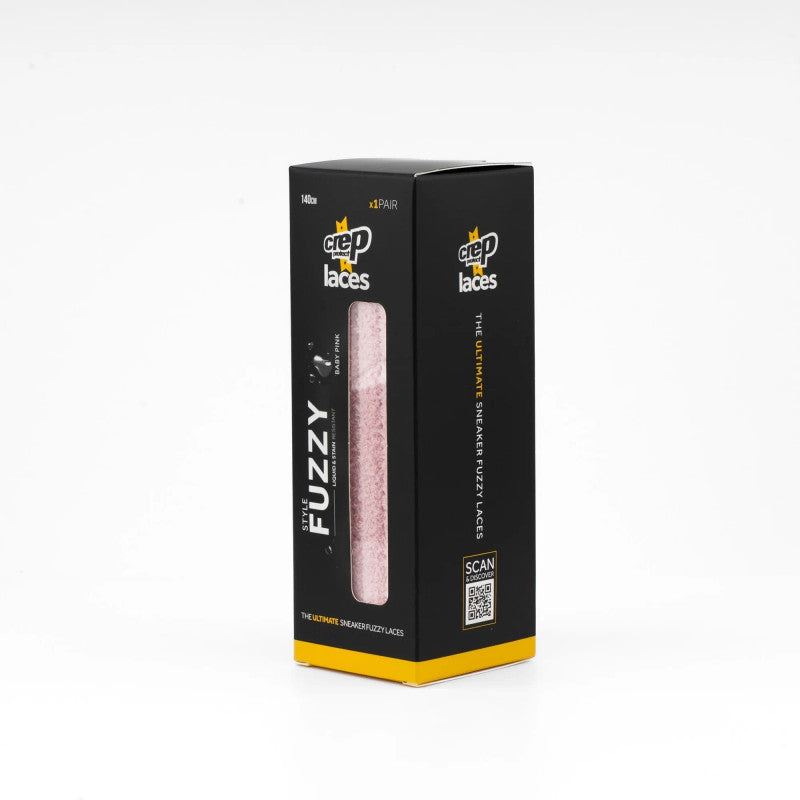 Crep Laces Pink Fuzzy