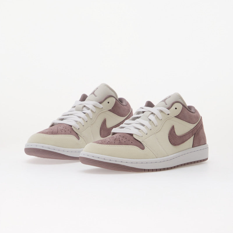 Air Jordan 1 Low Swan/ White-Purple Smoke
