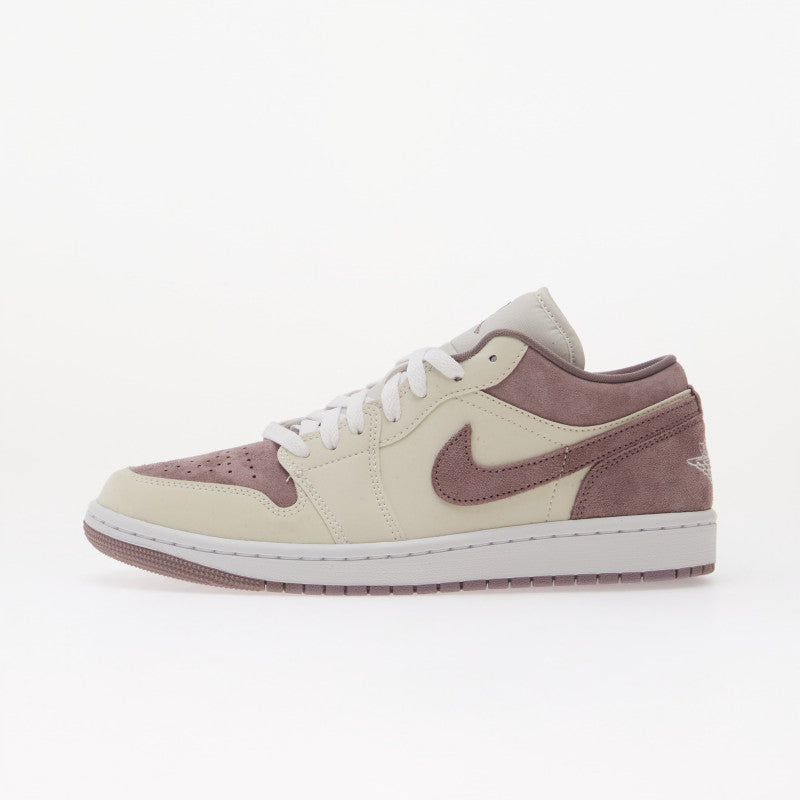 Air Jordan 1 Low Swan/ White-Purple Smoke