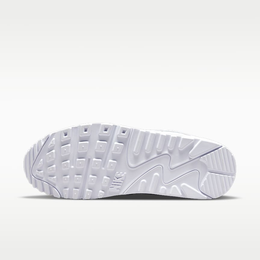 Nike Wmns Air Max 90 Prm White/ White-Metallic Gold