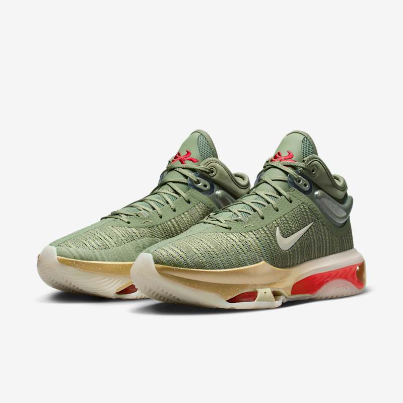 Nike Air Zoom G.T. Jump 2 Oil Green/Metallic Gold/Light Wild Mango/Sea Glass
