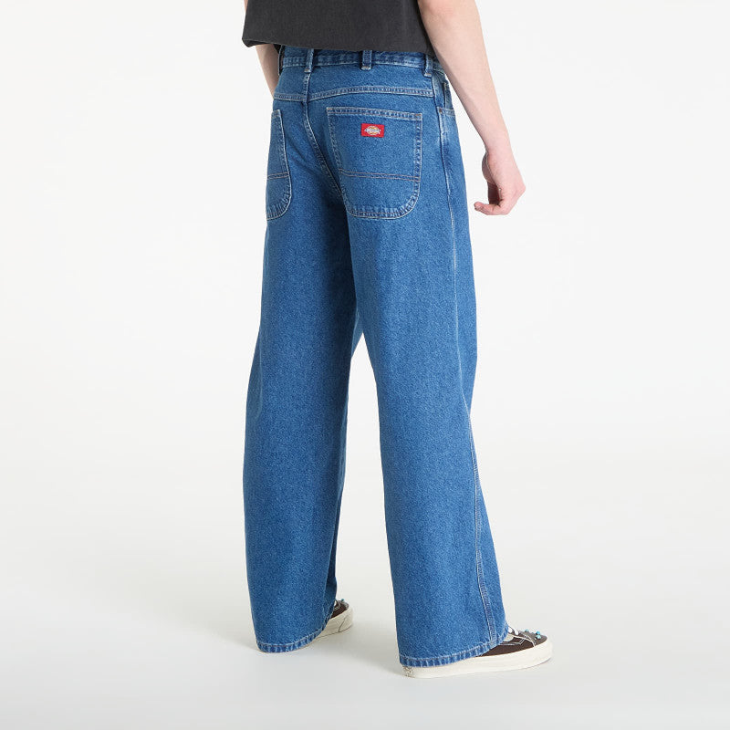 Jeansy Dickies 958 Baggy Straight Work Jeans Blue