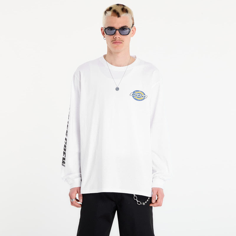 Dickies Nashport Long Sleeve Tee White