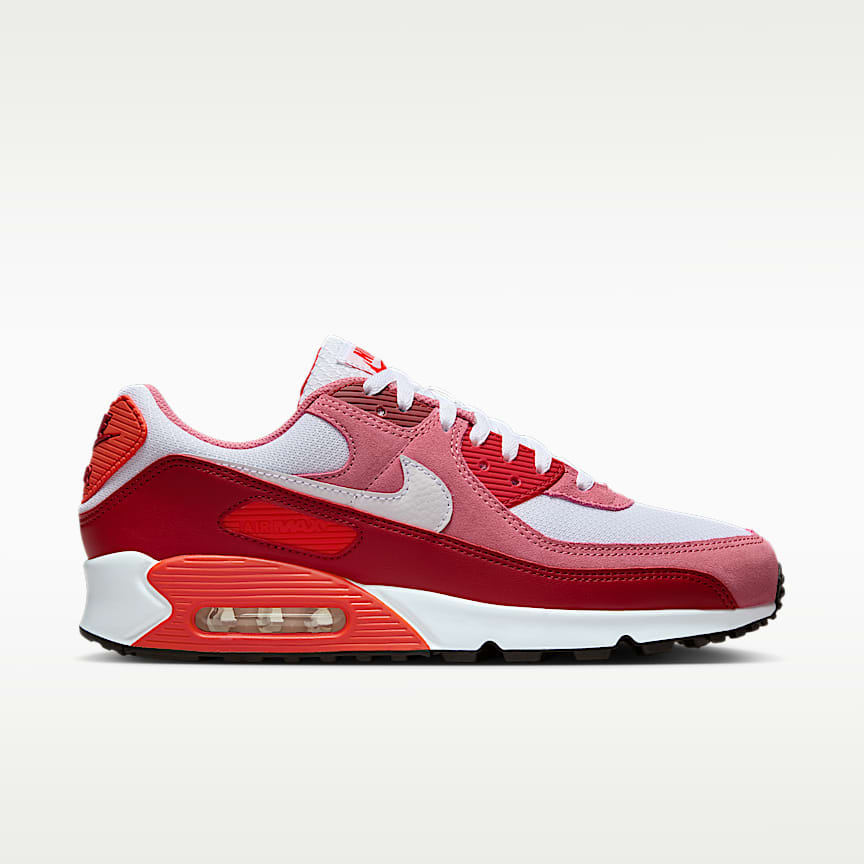Nike Air Max 90 Peony/ White-Lt Crimson-Team Crimson