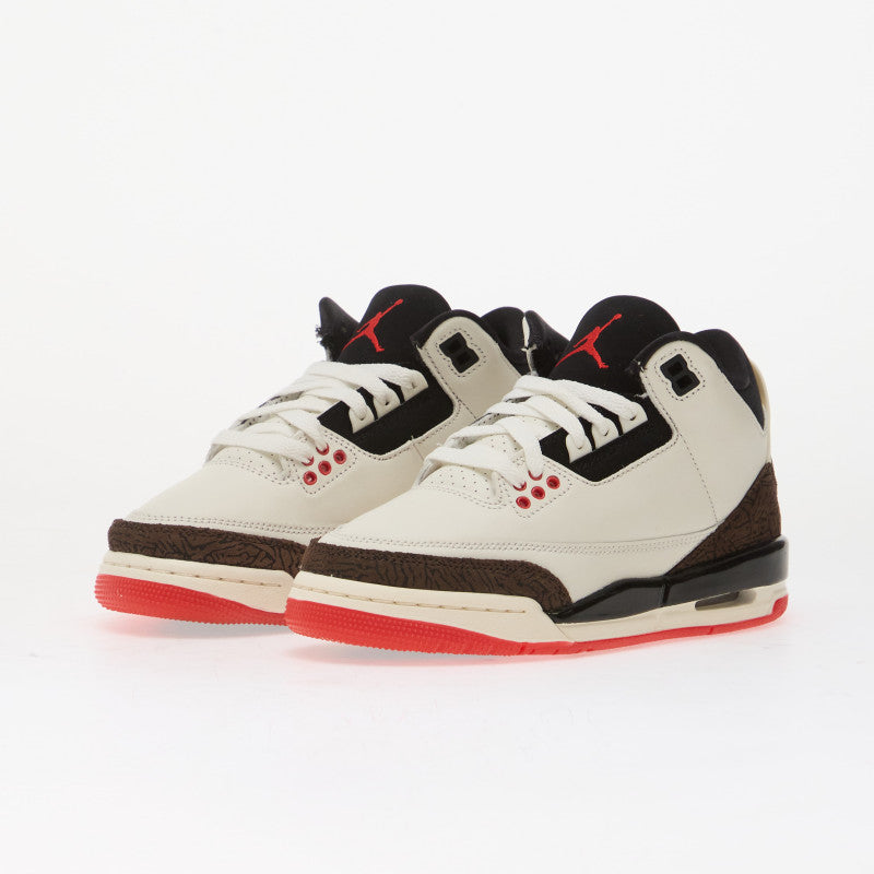 Air Jordan 3 Kids "World's Best" Sail/ Black-University Red-Pale Ivory