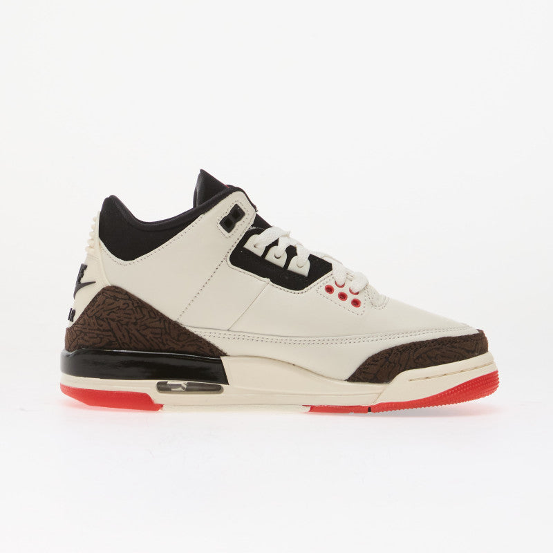 Air Jordan 3 Kids "World's Best" Sail/ Black-University Red-Pale Ivory