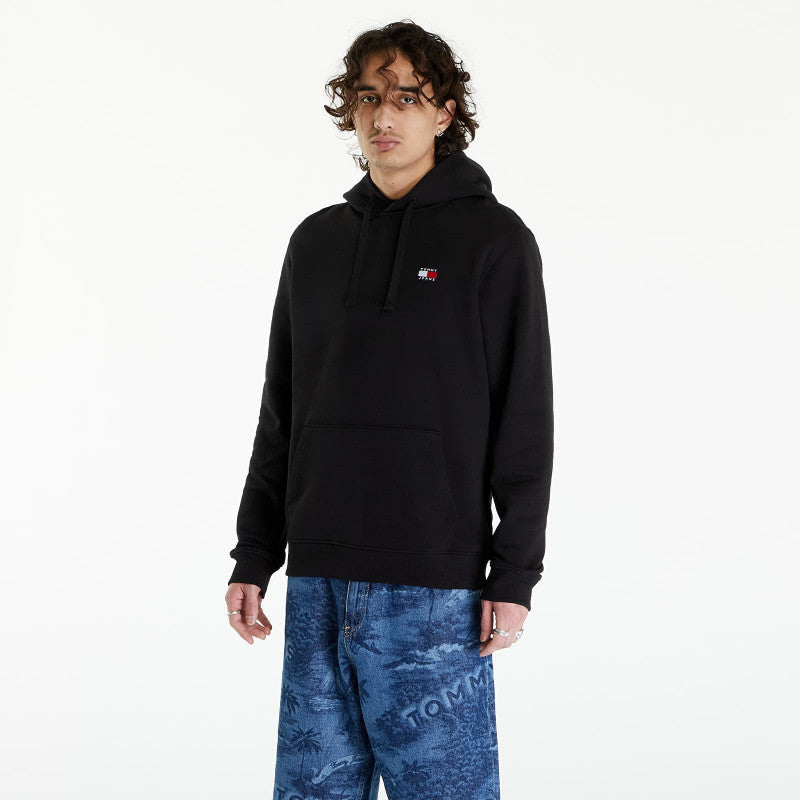 Tommy Jeans Reg Badge Hoodie Black