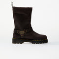 Dr. Martens Anistone Hi Dark Brown Burnished Waxy Pull Up