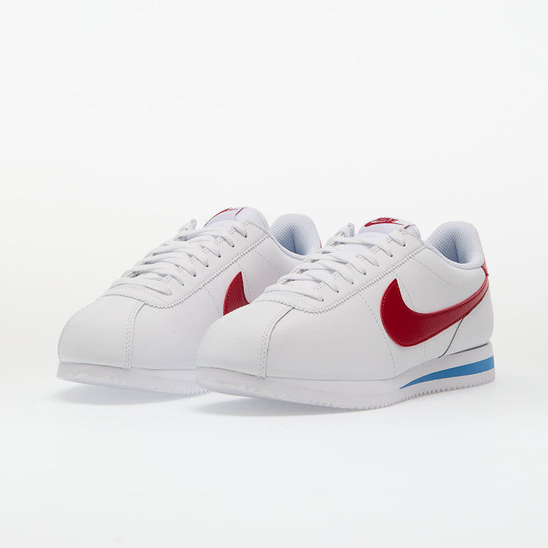 Nike Cortez White/ Varsity Red-Varsity Blue