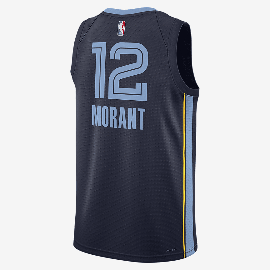Memphis Grizzlies Icon Edition 2022/23 Jordan Dri-FIT NBA Swingman Jersey