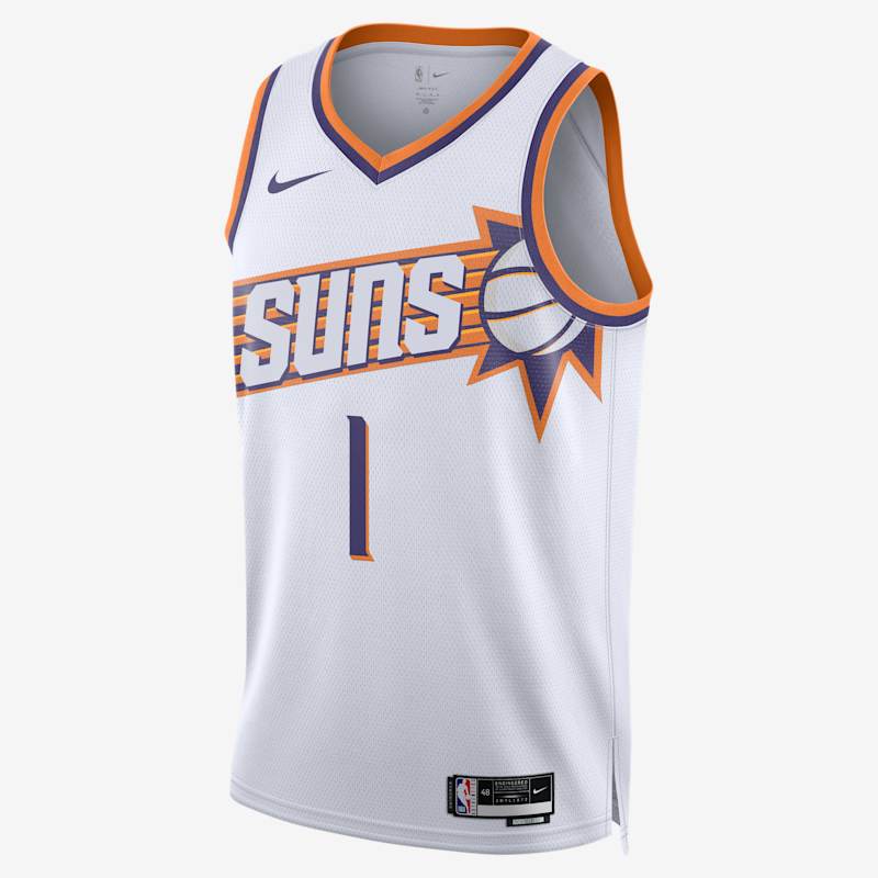 Nike Nba Phoenix Suns Devin Booker Asociation Edition Dri-Fit Swingman Marškinėliai