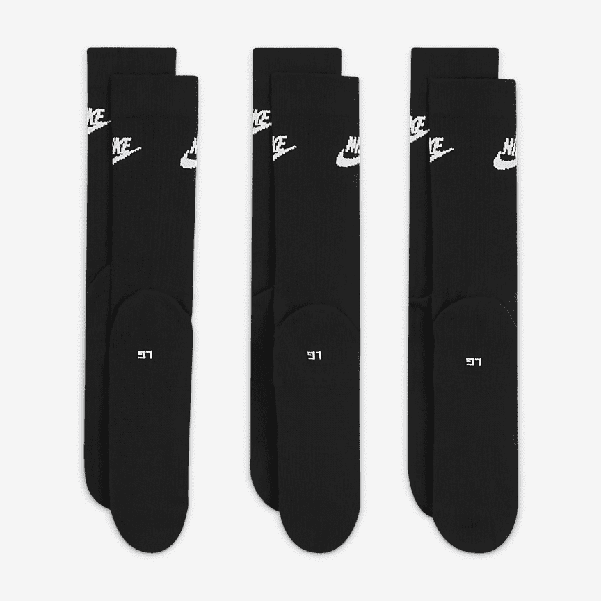 Nike Sportswear Everyday Essential Crew Socks 3 Pairs