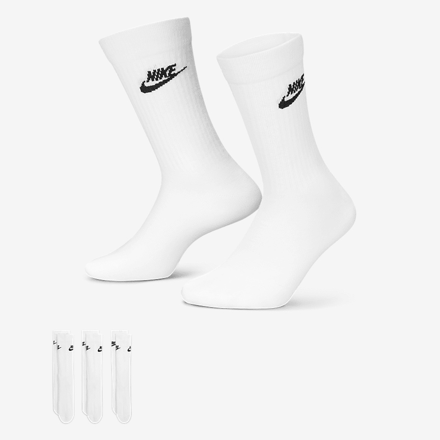 Nike Sportswear Everyday Essential Crew Socks 3 Pairs