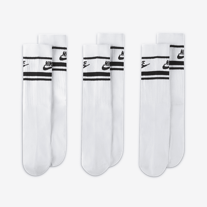 Nike Sportswear Essential Crew Socks 3 Pack