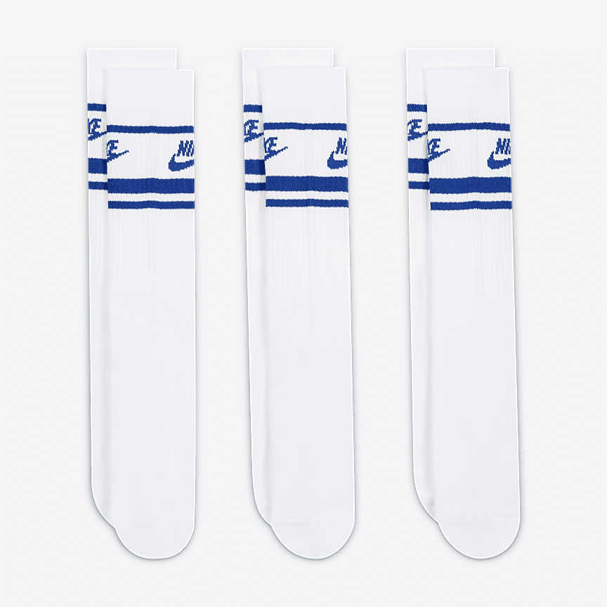 Nike Sportswear Everyday Essential Crew kojinės (3 poros)