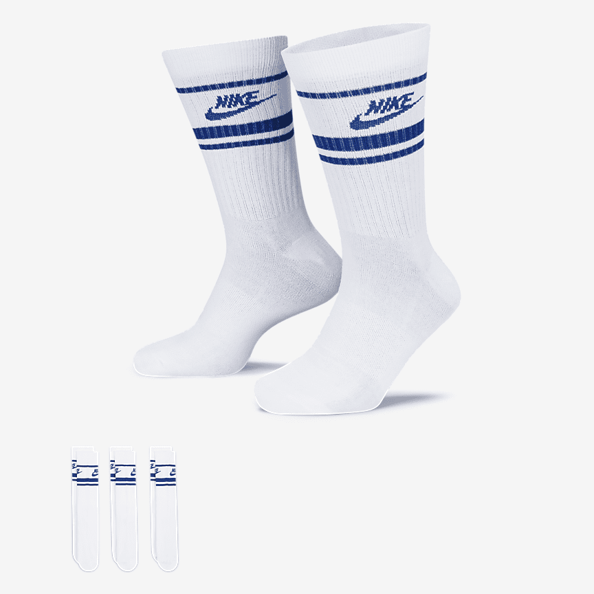 Nike Sportswear Everyday Essential Crew kojinės (3 poros)