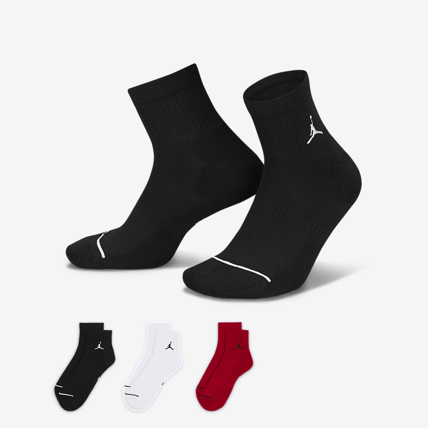 Jordan Everyday Ankle Dri-Fit Kojinės (3 Poros)