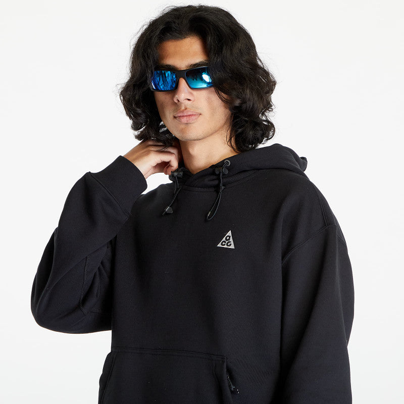 Nike ACG Therma-FIT Fleece Pullover Hoodie UNISEX Black/ Summit White/ Summit White