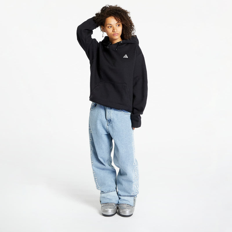 Nike ACG Therma-FIT Fleece Pullover Hoodie UNISEX Black/ Summit White/ Summit White