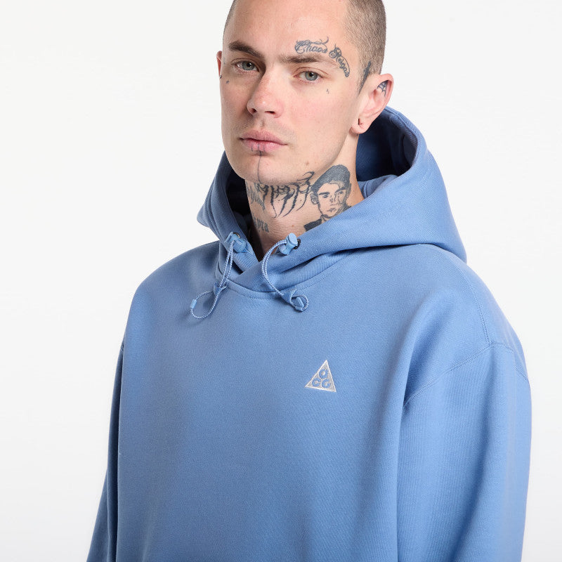 Nike ACG "Tuff Fleece" Pullover Hoodie Work Blue/ Sea Glass/ Summit White