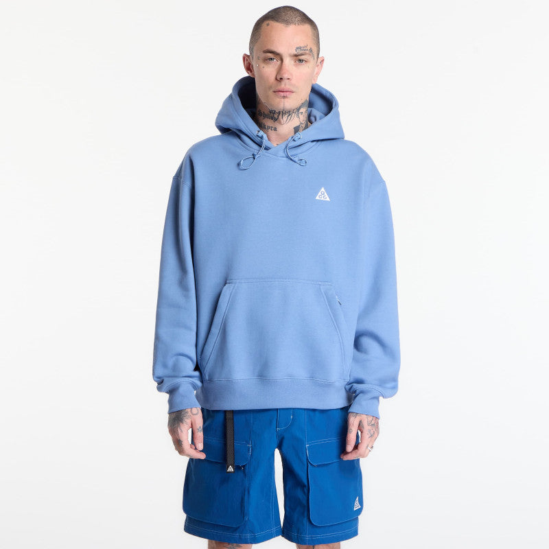 Nike ACG "Tuff Fleece" Pullover Hoodie Work Blue/ Sea Glass/ Summit White