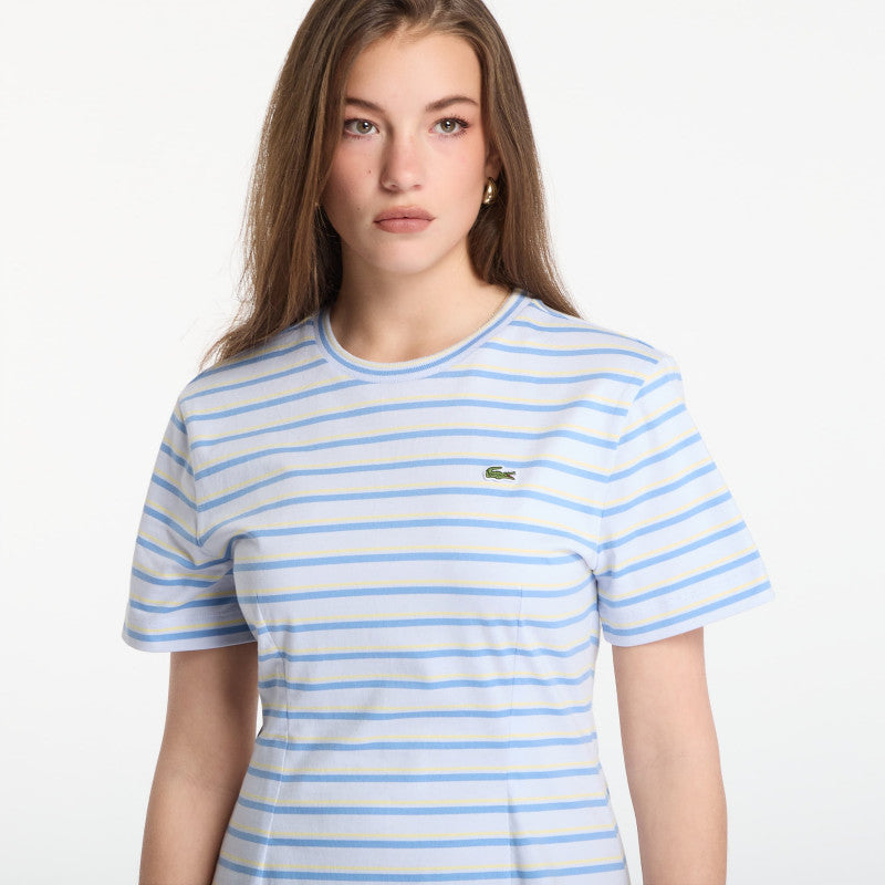 Sukienka LACOSTE Dress Phoenix Blue/ Turquin Blue-Yellow