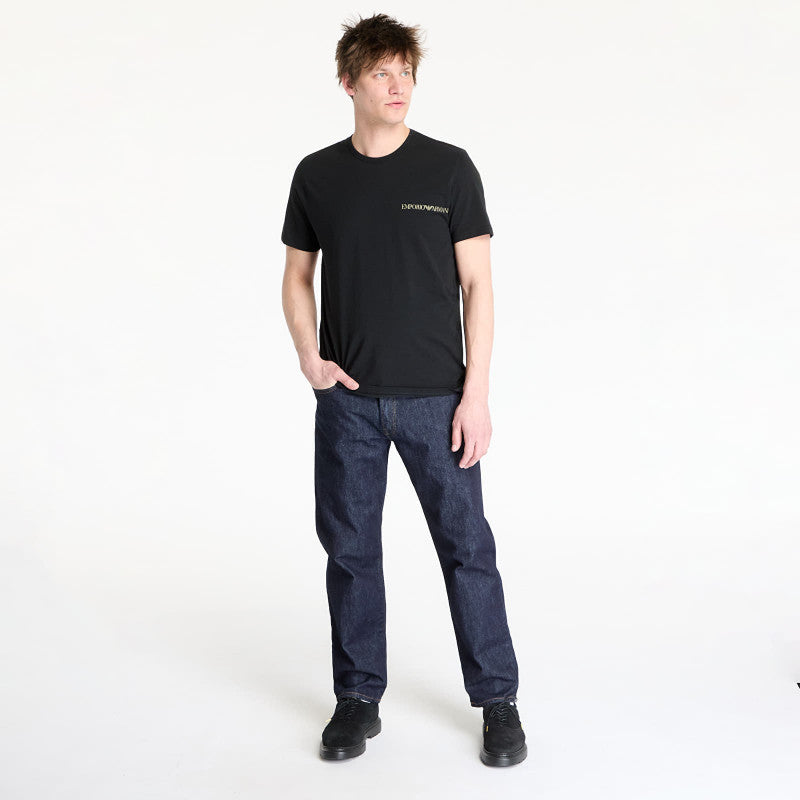 EA7 Emporio Armani 2-Pack Crew Neck T-Shirt Black/ Black