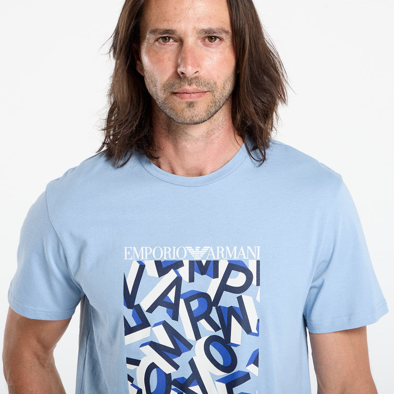 EA7 Emporio Armani Crew Neck T-Shirt Ashley Print Lettering