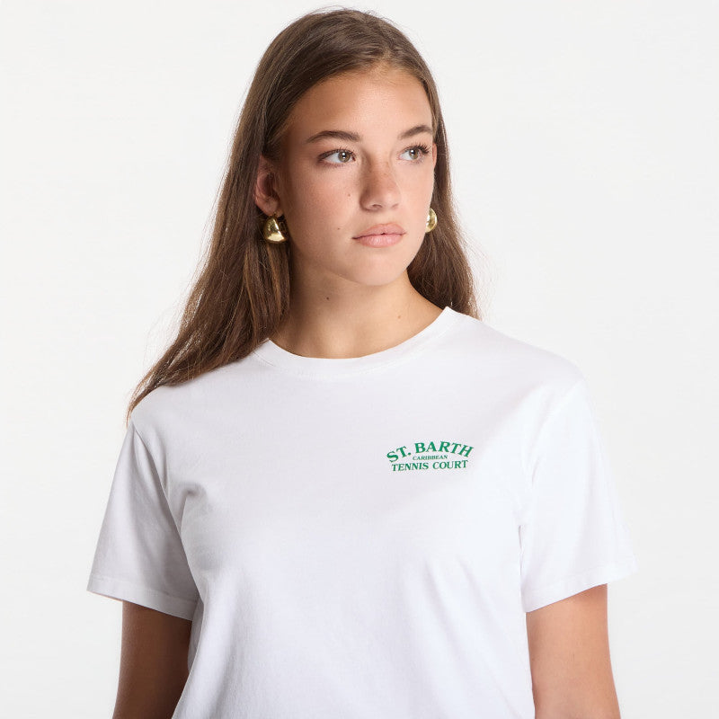 MC2 Saint Barth Emilie T-Shirt Tennis Court